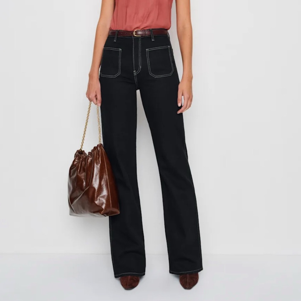 Reformation Alyssa Stretch High Rise Wide Leg Jeans - sold out online!